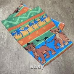 VTG 1994 DISNEY LION KING SIMBAS PRIDE 2 HUGE SHEET 7 PC SET With COMFORTER SKIRT