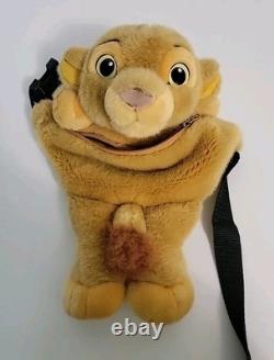 VTG 90s Disney Lion King Simba Cub Plush Children's Fanny Pack Belt Bag RARE