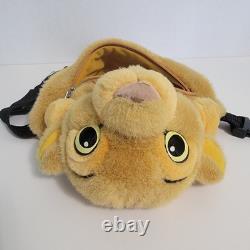 VTG 90s Disney Lion King Simba Cub Plush Children's Fanny Pack Belt Bag RARE