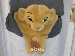 VTG 90s Disney Lion King Simba Cub Plush Children's Fanny Pack Belt Bag RARE