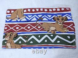 VTG Disney 90s Lion King Simba Duvet Cover Pillow Case Set Bedding Kids