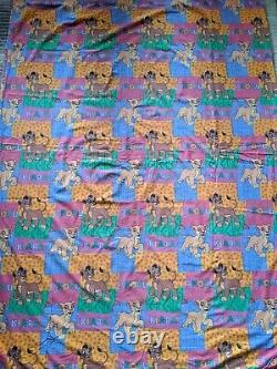 VTG Disney Lion King Kovu Kiara Duvet Cover Sheets Simba Fabric Fairy Kei Kawaii