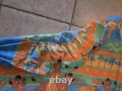 VTG Disney Lion King Twin Bed Sheets Flat, Fitted Only