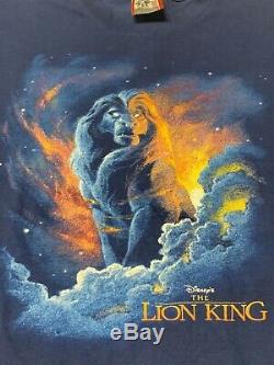 VTG The Lion King Promo Shirt Rare 1994 90s XL Disney Movie Simba