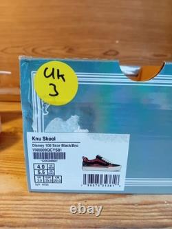 Vans Disney x Knu Skool Scar Special Edition Lion King Vans Size 3 UK