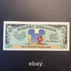 Very Rare Disney Dollars $10 Note, Simba Lion King low serial number 1997 series