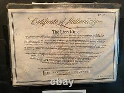 Very Rare Pub Proof #16/50 Disney Hand Painted Cell Lion King 1st Edition PreOwn