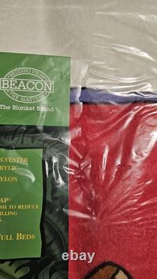 Vintage 1990s Lion King Simba Blanket Walt Disney Twin Full 72 x 90