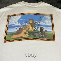 Vintage 1994 Disneys The Lion King Movie Promo Shirt L Simba Mufasa Scar Aladdin
