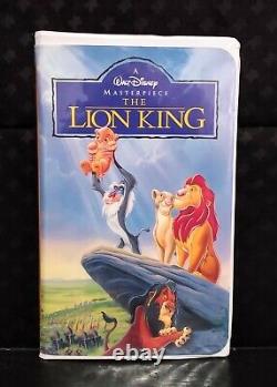 Vintage 1995 Disney Lion King Masterpiece Collection Vhs Original Video Movie