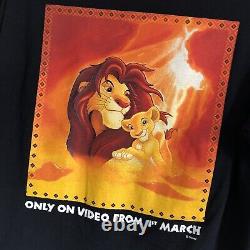 Vintage 1999 The Lion King 2 LS T Shirt Disney Tee Screen Stars Large VHS Promo