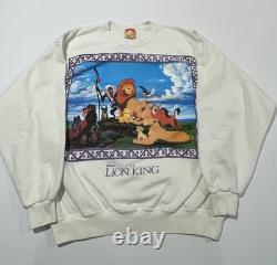 Vintage 90s Disney Lion King Simba Movie Promo Crewneck Sweatshirt Size Large
