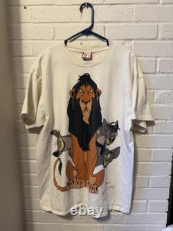Vintage 90s Disney The Lion King Im Surrounded By Idiots Scar Shirt L/XL
