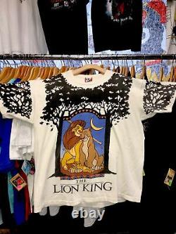 Vintage 90s Disney The Lion King Tee Grail Fits XL (OSFA) Rap Tee Nirvana 2pac