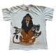 Vintage 90s Disney Villian Lion King Big Print Scar Mickey Inc T Shirt M/l