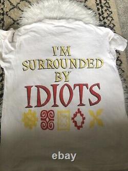 Vintage 90s Lion King Im Surrounded By Idiots Big Print AOP Scar Disney Tee MM