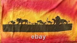 Vintage 90s Lion King T-Shirt All Over Print Men's XL Disney Movie Single Stitch