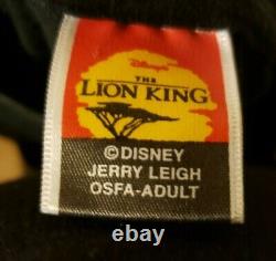 Vintage 90s THE LION KING T-Shirt DISNEY Jerry Leigh All Over Print Size L OSFA