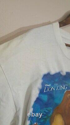 Vintage 90s The Lion King Promo T Shirt Simba Nala Disney Size XL Rare