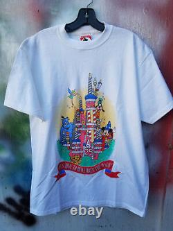 Vintage 90s Walt Disney World 25th Anniversary LION KING Mickey Genie shirt