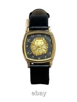 Vintage Black And Gold Limited Edition 1103/5000 Lion king West End Watch New
