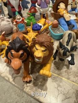 Vintage Disney Figurine Lot 1990s-2000s Toy Story, Lion King, Aladdin, More