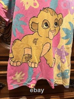 Vintage Disney Lion King AOP Graphic romper Tagged 18 Months