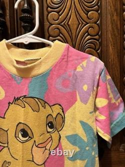 Vintage Disney Lion King AOP Graphic romper Tagged 18 Months