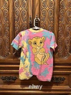 Vintage Disney Lion King AOP Graphic romper Tagged 18 Months