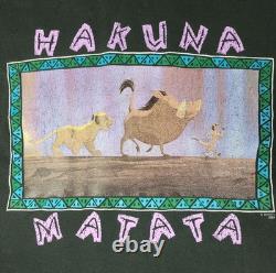 Vintage Disney Lion King Hakuna Matata T Shirt 90s Original Jerry Leigh