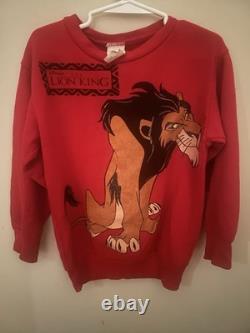 Vintage Disney Lion King Scar Crewneck
