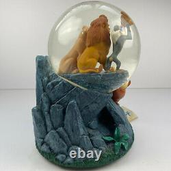 Vintage Disney Lion King Snow Globe Circle of Life Musical With Tags Retired