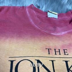Vintage Disney Lion King Tie Dye Ombre Single Stitch T Shirt
