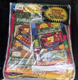 Vintage Disney Lion King Twin Reversible Bed Comforter And Sham Blanket Sealed