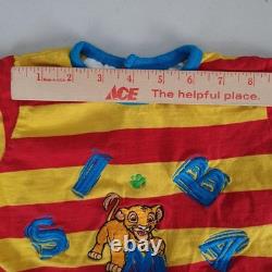 Vintage Disney Store Lion King Romper One Piece Baby Boys 12 Months Simba