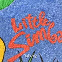 Vintage Disney The Lion King All Over Print Baby Simba Romper 1990s 18 Months