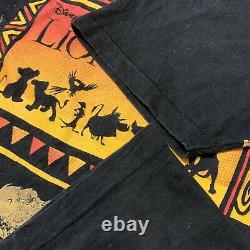 Vintage Disney The Lion King All Over Print Movie T-Shirt USA Made Men's XL