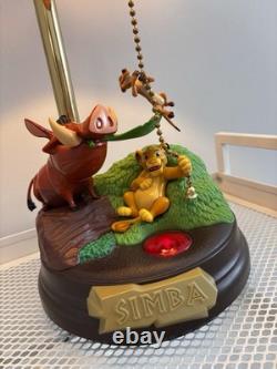 Vintage Disney The Lion King Animated Singing Lamp Working With Original Box