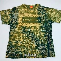 Vintage Disney The Lion King all over print single stitch tee shirt rare t-shirt