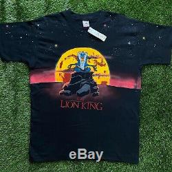 Vintage Lion King All Over Print Shirt BRAND NEW WITH TAGS Promo large Hand Made