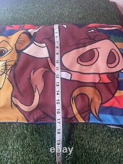 Vintage Lion King Body Pillow Baby Simba Nala Pumba Disney 90s