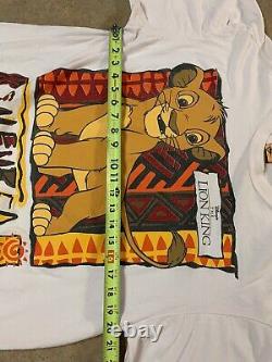 Vintage Lion King Shirt Disney Simba Remember Who U Are 90s rare