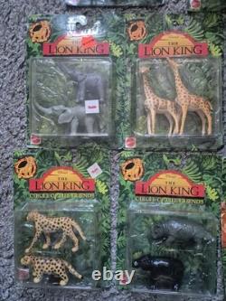 Vintage MATTEL Lion King Carded Figures X 14 Different Characters