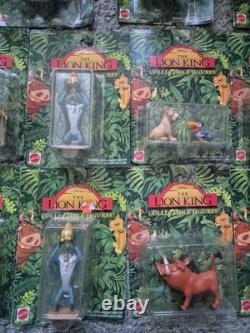 Vintage MATTEL Lion King Carded Figures X 14 Different Characters