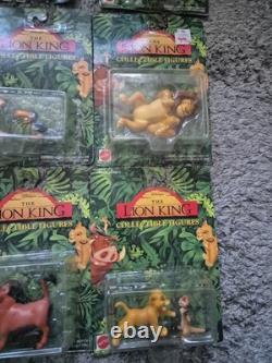 Vintage MATTEL Lion King Carded Figures X 14 Different Characters