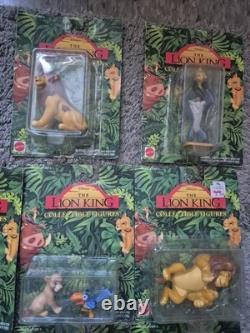 Vintage MATTEL Lion King Carded Figures X 14 Different Characters