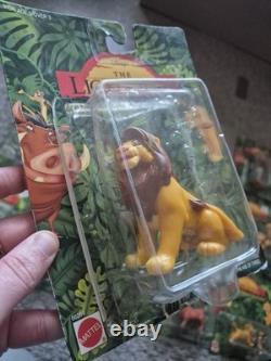 Vintage MATTEL Lion King Carded Figures X 14 Different Characters