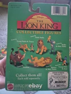 Vintage MATTEL Lion King Carded Figures X 14 Different Characters