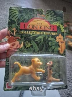 Vintage MATTEL Lion King Carded Figures X 14 Different Characters
