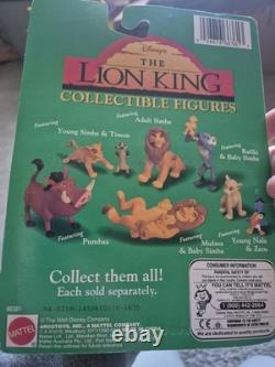 Vintage MATTEL Lion King Carded Figures X 14 Different Characters